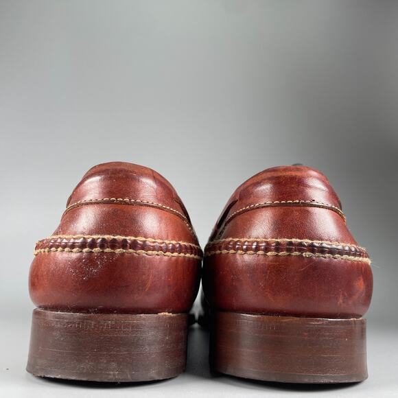 Cole Haan Men\'s 11 W Brown Leather Tassel Kilt Loafers Slip On Dress Shoes GUC main image 8